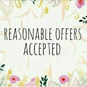 All resonable offers accepted! Bundle and save!
